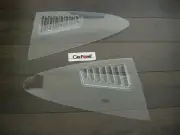 Lightweight window pair PMMA plastic for steel frame 911 R