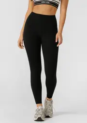 [Lorna Jane] Amy Thermal Phone Pocket Ankle Biter Leggings in Black, Size - XS XS Black
