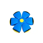 Blue Flying Saucer Ball Outdoor Parent Children Toy Foot Magic Deformation Foot