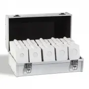 Lighthouse 1000 White Assorted 2X2 Coin holders Inc Aluminium Case 344768