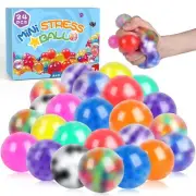 VESPRO 24Pack Stress Balls Squishy Toys Squeeze Balls Bulk Fidget Toys for Ki...