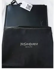 Yves Saint Laurent Novelty Flat Pouch YSL BEAUTY Member 9"x7"