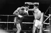 Gabe Ruelas Lands A Punch Against Alvaro Bohorquez 1 Old Boxing Photo