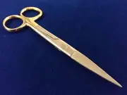 2 T/C SURGICAL SCISSORS SHARP SHARP 5.5" +6.5" CURVED W/TUNGSTEN CARBIDE INSRTS