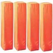 NEW Martin Set of 4 Orange Football Rugby Pylons Field Line End Zone Markers