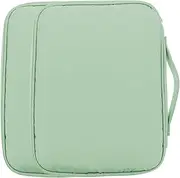 NAMOARLY Tablet Bag Mini Headband Sequin Headband Tablet Case on Wheels Tool Bag Tablet Case Travel Handheld Mirror Sticker Cards Messenger Heavy Duty Labels Barrette Green Polyester