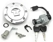 Motorbike Ignition for CB190R for CBF190R Motorcycle Fuel Tank Cap Lock Ignition Switch Lock Set Seat Lock Set with Keys Ignition Switch