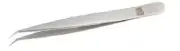 RS Pro PREMIUM ECONOMY TWEEZER 3CB.S 110mm Bent, Anti-Magnetic, Stainless Steel