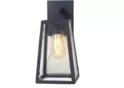 Ollection Colonade Collection 1light Sand Black Medium Outdoor Wall Mount Sconce