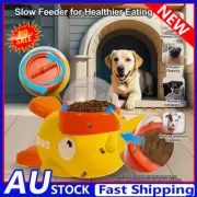 Yellow Duck Pet Feeder Cat Dog Interactive Toy Trainer Automatic Feeding IW