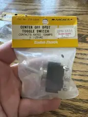 Archer 275-1533 Center Off 3 Position Maintained Toggle Switch DPDT 10A @ 125VAC