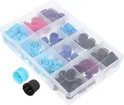 iplusmile 77pcs Air Conditioning Valve Core Seal Caps Ac Valve Core Protective Caps Compatible for R134a R12 Ac