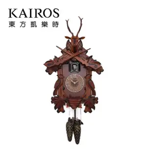 【KAIROS凱樂時】KW-716 北歐風麋鹿造型精緻工藝整點報時咕咕鐘