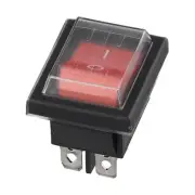 Waterproof Rocker Switch with Light and Weather Cap 16A 250V Superior Quality