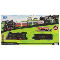 在飛比找樂天市場購物網優惠-復古火車玩具 HX2015-11/20 電動軌道火車組(附電