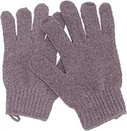 Bath Shower Exfoliating Gloves Body Brush Glove Five Fingers Bath Glove Scrubber Mitt for Men Women