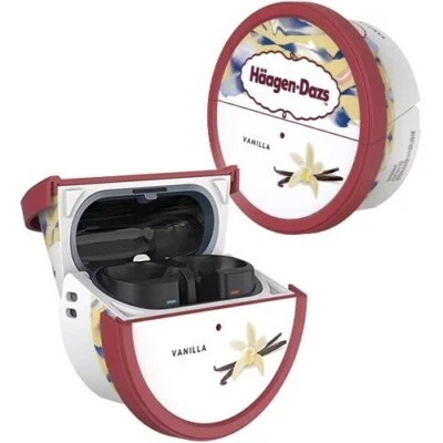 Samsung x Häagen-Dazs Galaxy Buds3｜Buds3 Pro mini Cup Case VANILLA w Keyring