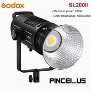 Godox SL200II 200W LED Video Light Photography Lighting For Live Streaming Video