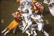 Linebacker Larry Keller And Defensive End Lawrence Pillers NFL OLD PHOTO