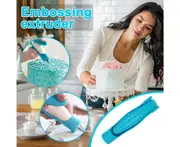 Mbg DIY Cake Icing Pen Cake Pastry Cream Decorating DIY Craft Fondant Baking Tools-Blue - Blue