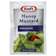 Kraft Portion Control Honey Mustard Dressing, 1.5 Ounce -- 60 per case.