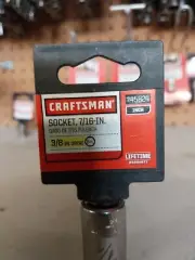 CRAFTSMAN 1/4" DRIVE 6 POINT 7/16" SOCKET NEW