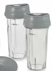 Nutri Ninja Single Serve Cup (16 oz.) & Lid for PULSE Blenders (1 Pack, To-Go...
