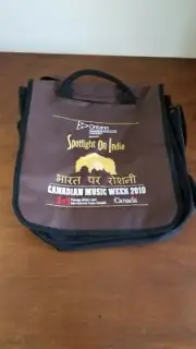NEW Computer Bag Laptop Bag - Spotlight On India Music Week Canada 2010