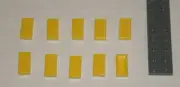 LEGO NEW 1x2 Yellow Tile (10x) 306924 Brick 3069