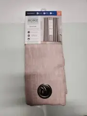 JC Penney Sullivan Keepsake Pink Blackout Grommet Curtain 50x84"
