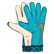 Nike GK Mercurial Touch Elite ACC Goalkeeper Gloves Blue DC1980-447 Unisex Sz 6