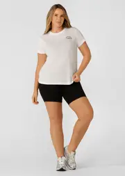 [Lorna Jane] Lotus T-Shirt in White, Size - XL XL White