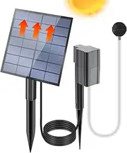 Solar Powered Pond Aerator - Renewable Aeration, Convenient Performance | Enhanced Flexibility Pond Air Pump, Solar Oxygenator Fish, Efficient Water Circulation Aerator, Versatile Design