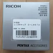 RICOH PENTAX O-LW67A Lens Cap for HD PENTAX-DA 18-50mmF4-5.6 DC WR RE