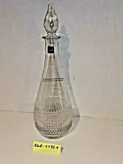 ROGASKA CRYSTAL DIAMOND DECANTER 15 1/2" TALL