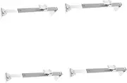 jojofuny 4pcs Adjustable Casement Window Stays Stainless Steel Security Latches Window Limiter Tilt Latch Replacement Parts Safety Straps