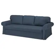 VRETSTORP 3-seat sofa-bed, Kilanda dark blue