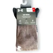 Under Armour Youth Unisex Team Cushioned Over-the-Calf Socks Brown Size Large