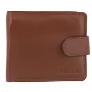 Milleni Leather Tab Wallet for Men's 11.5 x 3 x 10 cm - Tan
