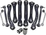 Rear Suspension Control Arm Kit Compatible For Benz W203 CL203 S203 CLK SLK R171 C209 A209 A2103503806 A2033500353 A2103503306(12PCS)