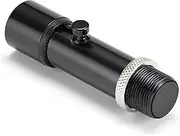 On-Stage QK-2B Quik-Release Mic Adapter (For Quick, Easy Microphone Interchange, Screwless Mount with Push-Button Release and Click-Together Connection, 5/8"-27 Threading, Shock Absorbent, Black.