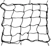 CTIRCHIU 1pc Heavy-Duty Motorbike Cargo Net Latex Luggage Stretch Mesh for Bike and Motorcycle Hooks for Secure Storage and Easy Use