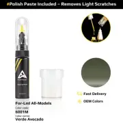 Touch Up Paint For Lml All Models 6001M Verde Avocado With Polish Paste