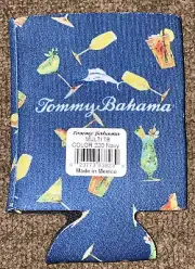 New Tommy Bahama Koozie Hawaiian cocktail theme martini mai tai