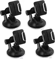 HEALLILY 4Pcs Action Camera Mount with Suction Cup Holder Stable Windshield Bracket for Car Easy Installation Slip Design for Smooth Surfaces Compatible with Series