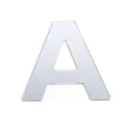 Sandleford 25mm Silver Self Adhesive House Letter A - A