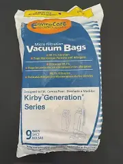 Vacuum Bags for Kirby Generation Pack of 9 Bags, Micro Filtration