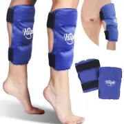Hilph 2 x Shin Splint Ice Pack for Calf Injuries, Reusable Gel Calves Cold Pack