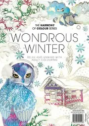 Harmony Of Colour Book 79 WONDROUS WINTER - Adult Colouring Book New