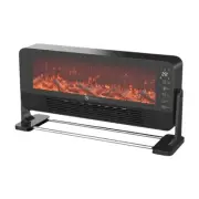 Electric Fireplace Heater US Plug Portable Fireplace for Dorm Desktop Indoor
